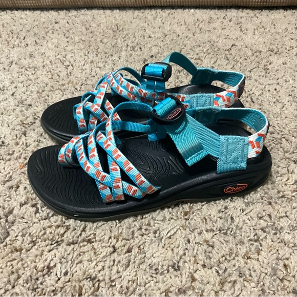 Chaco straps blue,women’s 5 - Picture 9 of 13